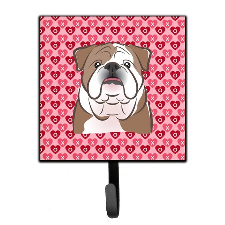 Jensendistributionservices English Bulldog Hearts Leash or Key Holder MI2102436